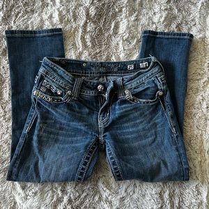 Women's Size 26 Capri Miss me  Jeans